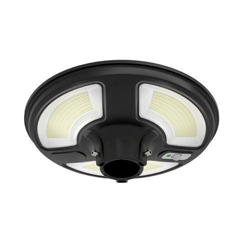V-TAC - 7.5W Ogrodowa Lampa Solarna z czujnikiem ruchu / Barwa:6500K / Obudowa: Czarna - 5151