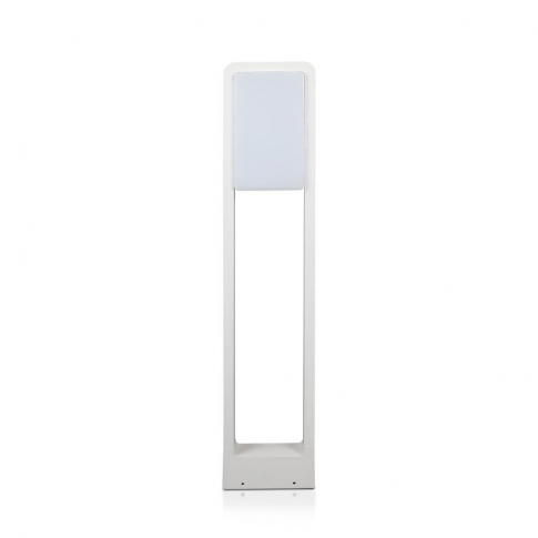 V-TAC -  10W Słupek ogrodowy / Chip Samsung / Barwa:6400K / IP65 / Obudowa biała - 20118
