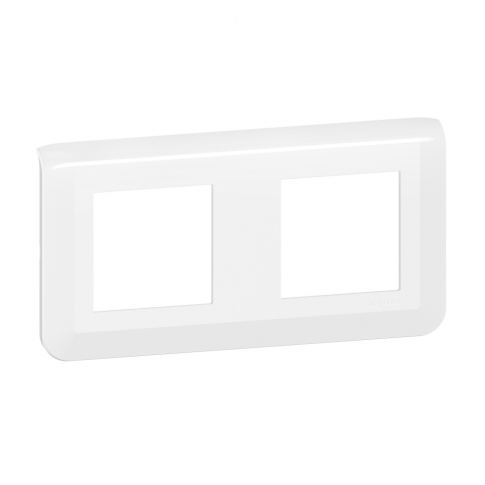 LEGRAND - MOSAIC RAMKA PODWÓJNA POZIOMA - 2X2 MODUŁY BIAŁA DO UCHWYTU NR. REF. 0802 52/58 - 277804L