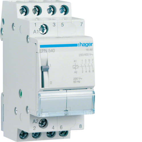 HAGER - PRZEKAŹNIK BISTABILNY 230V 4Z/16A - EPN540