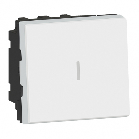 LEGRAND - MOSAIC ŁĄCZNIK KRZYŻOWY - 2 MODUŁY BIAŁY 10AX-250V~ - 077021L