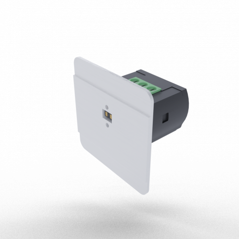 F&F - Laserowy czujnik odległości DRL-12, czujnik ruchu, biały - DRL-12-1