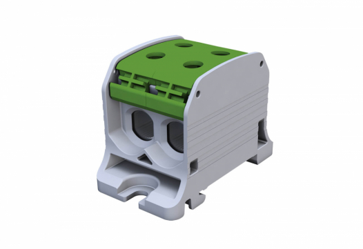 SIMET - ZŁĄCZKA SZYNOWA GWINTOWA STB 50-2 AL/CU 87320 SIMBLOCK ZIELONY - 81002005