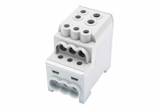 SIMET - BLOK ROZDZIELCZY DYSTRYBUCYJNY SDB 200 AL/CU 80030 SIMBLOCK SZARY - 81602002