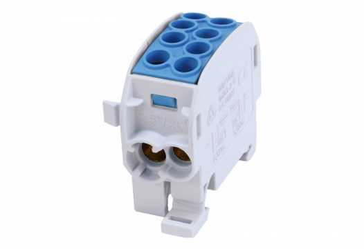 SIMET - BLOK ROZDZIELCZY ODGAŁĘŹNY SCB 35 AL/CU 80210 SIMBLOCK NIEBIESKI - 81502003