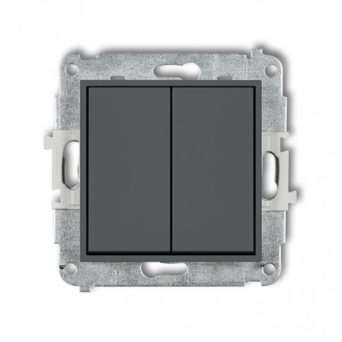 KARLIK - MINI; Mechanizm łącznika świecznikowego grafit mat - 28MWP-2