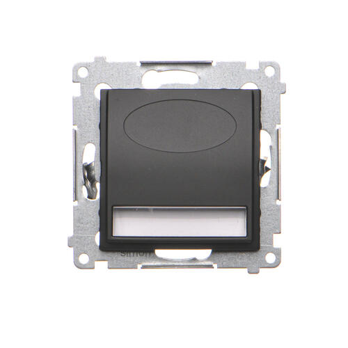 KONTAKT SIMON - Oprawa oświetleniowa LED, 230 V AC, 1.1 W, białe zimne 5900 K; czarny - DOSA.01/49