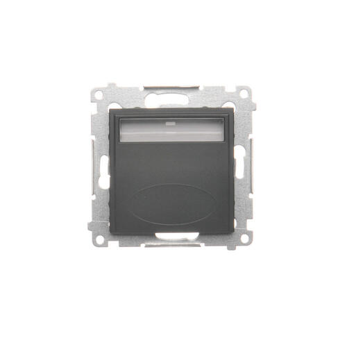 KONTAKT SIMON - Oprawa oświetleniowa LED, 14 V DC, 0.56 W, białe zimne 5900 K; czarny !Wymagany zasilacz 14V - DOS14A.01/49