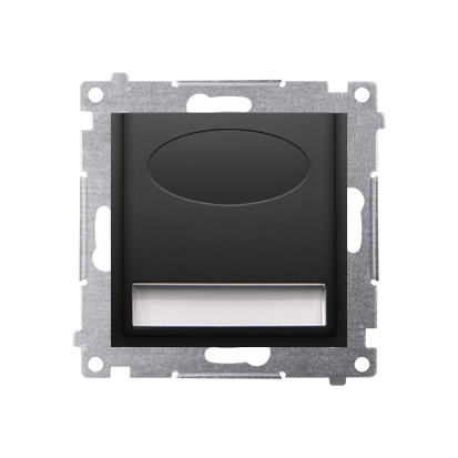 KONTAKT SIMON - Oprawa oświetleniowa LED, 14 V DC, 0.56 W, białe neutralne 4000 K; czarnyy !Wymagany zasilacz 14V - DOS14B.01/49