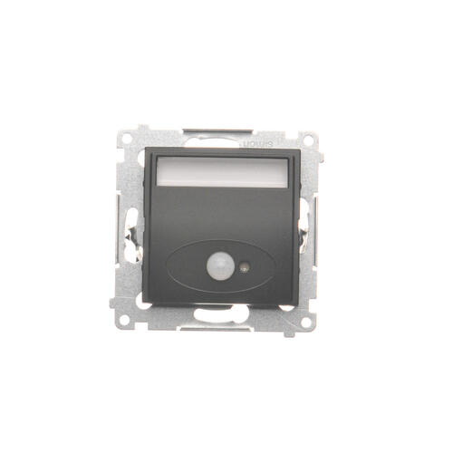 KONTAKT SIMON - Oprawa oświetleniowa LED z czujnikiem ruchu, 230 V AC, 1.4 W, białe ciepłe 3100 K; czarny - DOSC.01/49