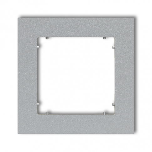 KARLIK - Ramka pojedyncza srebrny metalik Mini - 7MR-1
