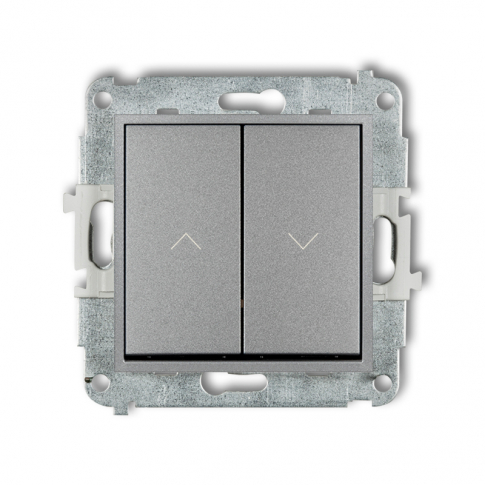KARLIK - Mechanizm łącznika zwiernego żaluzjowego srebrny metalik Mini - 7MWP-8