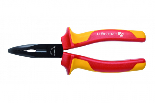 HOGERT - SZCZYPCE WYDŁUŻONE WYGIĘTE 160 MM, 1000V, VDE - HT1P919