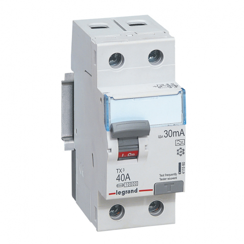 LEGRAND - WYŁĄCZNIK RÓŻNICOWY 40A/30MA 2 BIEGUNY TYP A P302 - 411560