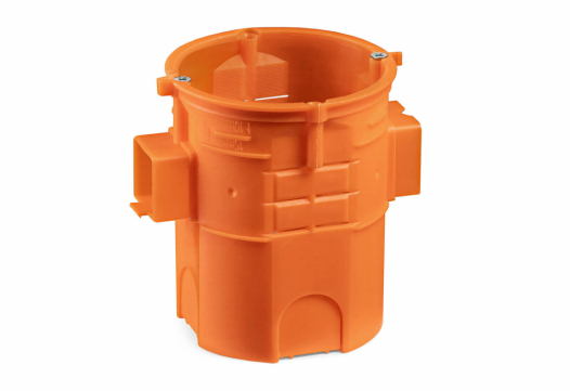 SIMET - PUSZKA PODTYNK FI 60X80 SZEREGOWA EKSTRA GŁĘBOKA Z WKRĘTAMI  POMARAŃCZOWY S60GFW - 33009008
