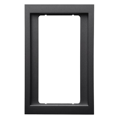 HAGER - RAMKA Z DUŻYM WYCIĘCIEM ANTRACYT MAT LAKIEROWANY K.1 - 13097006