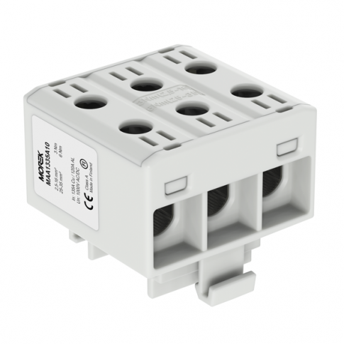 MOREK - OTL35-3x  szary 3x1xAl/Cu 2,5-35mm2 1000V AC/1500V DC Zacisk uniwersalny - MAA1335A10