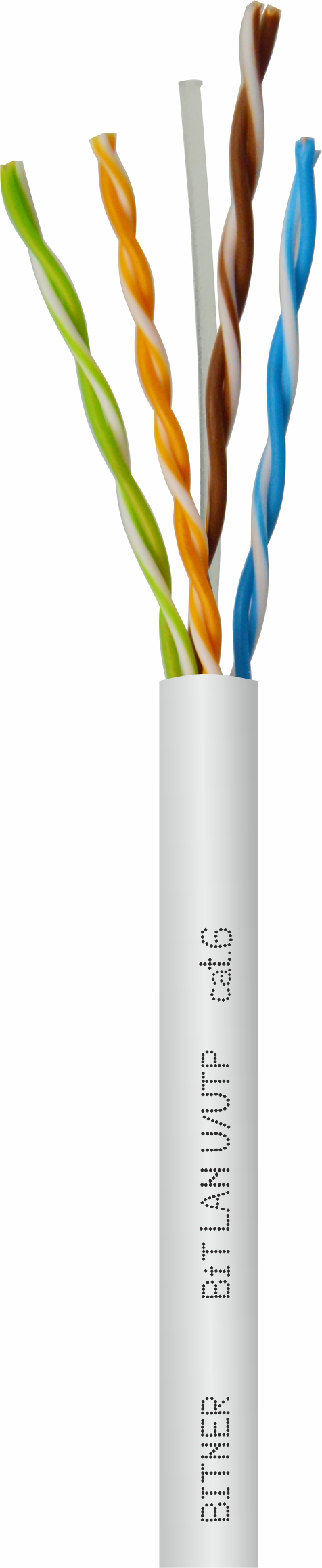 KP BITNER - KABEL TELEINFORMATYCZNY U/UTP 4x2x23 AWG CAT.6 305mb - TI0044*