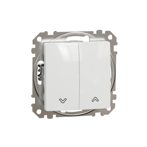 SCHNEIDER ELECTRIC - PRZYCISK ŻALUZJOWY 10AX BIAŁY SEDNA DESIGN - SDD111114