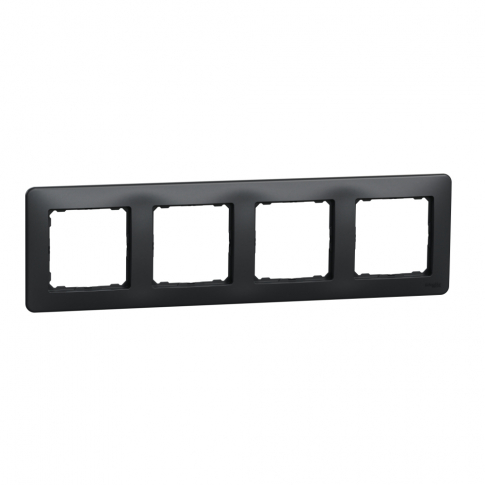 SCHNEIDER ELECTRIC - RAMKA POCZWÓRNA CZARNY ANTRACYT SEDNA DESIGN - SDD314804