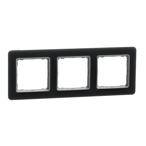 SCHNEIDER ELECTRIC - Ramka 3-krotna, szkło przydymione Sedna Elements - SDD362803