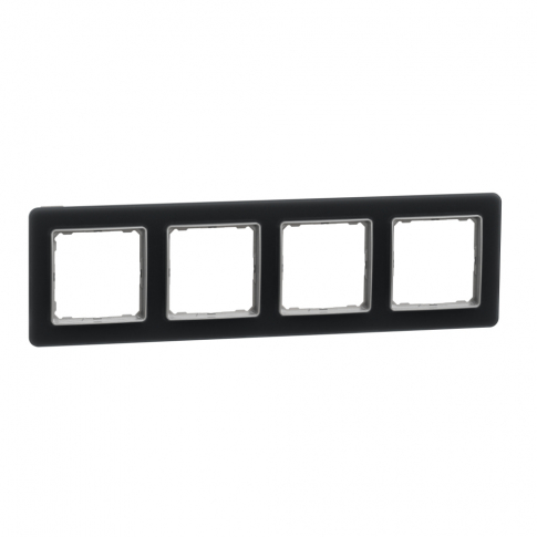SCHNEIDER ELECTRIC - Ramka 4-krotna, szkło przydymione Sedna Elements - SDD362804