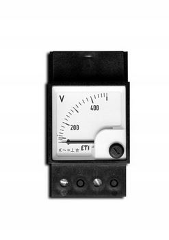 ETI - MIERNIK ELEKTROMAGNETYCZNY 45X45 – 90° POMIAR BEZPOŚREDNI NA SZYNĘ TH35 FQ 0507 15A - 004802130