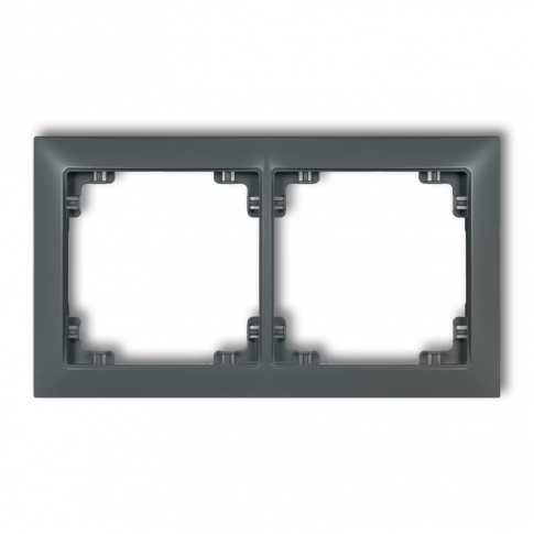 KARLIK - Ramka uniwersalna Deco Soft Grafitowy Mat Karlik - 28DRSO-2