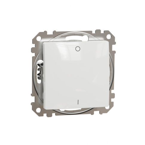 SCHNEIDER ELECTRIC - ŁĄCZNIK DWUBIEGUNOWY JEDNOKLAWISZOWY 10AX 250V BIAŁY SEDNA DESIGN - SDD111102