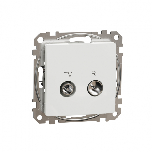 SCHNEIDER ELECTRIC - GNIAZDO ANTENOWE RTV PRZELOTOWE 10DB BIAŁY SEDNA - SDD111478R