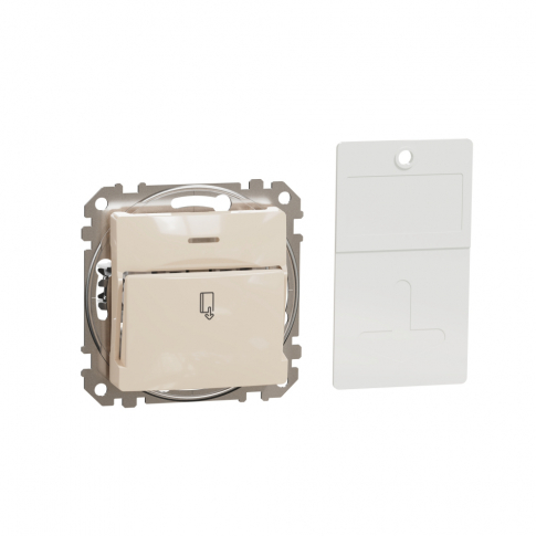 SCHNEIDER ELECTRIC - Sedna Design, Łącznik hotelowy mechaniczny, beżowy - SDD112121