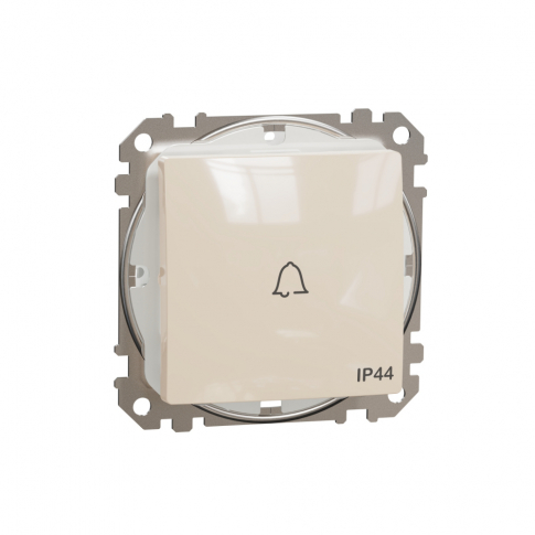 SCHNEIDER ELECTRIC - Sedna Design, Przycisk "dzwonek" IP44, beżowy - SDD212131