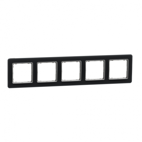 SCHNEIDER ELECTRIC - Sedna Elements, Ramka 5-krotna, szkło przydymione - SDD362805