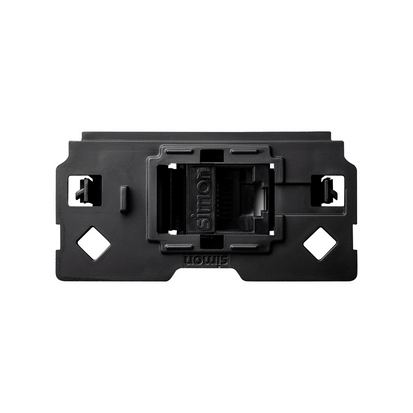 KONTAKT SIMON - Adapter na 1 złącza RJ45, kompatybilny z formatem Keystone i Systimax (mechanizm 1/2, bez ramki montażowej) - 10000001-039