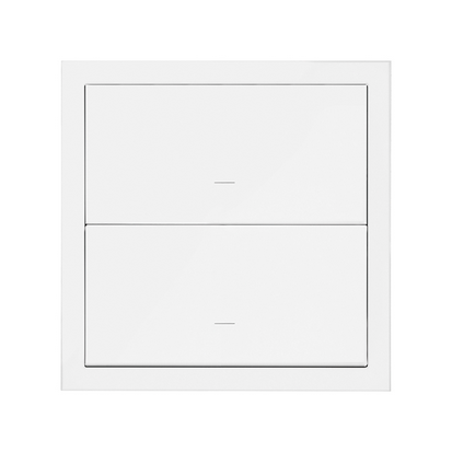 KONTAKT SIMON - Panel 1-krotny: 2 klawisze; biały mat - 10020103-230