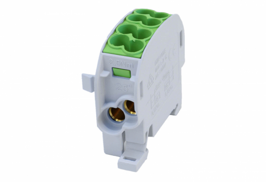SIMET - SCB 25-Cu Blok rozdzielczy - odgałęźny Cu 80110 SIMBLOCK zielony - 81503005