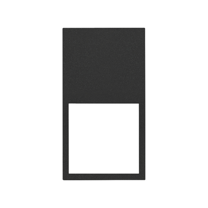 KONTAKT SIMON - Ramka minimal pionowa 2-krotna, 2x1/2; czarny mat - 10002620-238