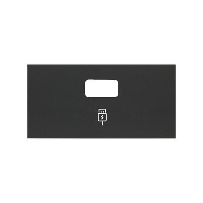 KONTAKT SIMON - Pokrywa ładowarki USB dla ref.10000380-039; czarny mat - 10001097-238