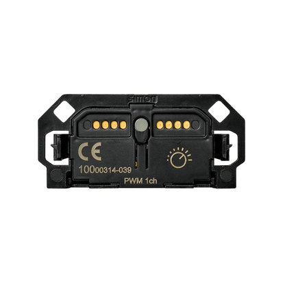 KONTAKT SIMON - Ściemniacz do taśm LED (mechanizm 1/2, bez ramki montażowej), 120 W przy 12 Vdc / 240 W przy 24 Vdc - 10000314-039