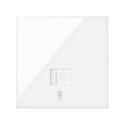 KONTAKT SIMON - Panel 1-krotny: 1 gniazdo RJ45; biały - 10020106-130