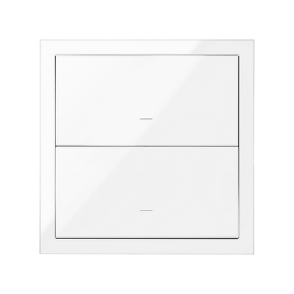 KONTAKT SIMON - Panel 1-krotny: 2 klawisze; biały - 10020103-130