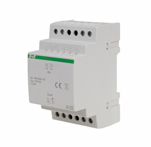 F&F - Zasilacz impulsowy ZI-22 12V DC 2,5A - ZI-22