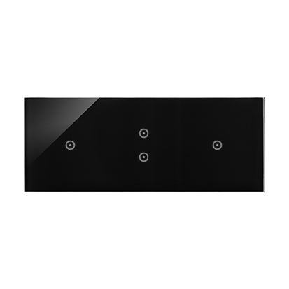 KONTAKT SIMON - PANEL DOTYKOWY S54 TOUCH, 3 MODUŁY, 1 POLE DOTYKOWE + 2 POLA DOTYKOWE PIONOWE + 1 POLE DOTYKOWE, ZASTYGŁA LAWA - DSTR3131/73