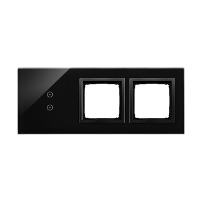 KONTAKT SIMON - PANEL DOTYKOWY S54 TOUCH, 3 MODUŁY, 2 POLA DOTYKOWE PIONOWE + 2 OTWORY NA OSPRZĘTY S54, WULKANICZNA LAWA - DSTR3300/75