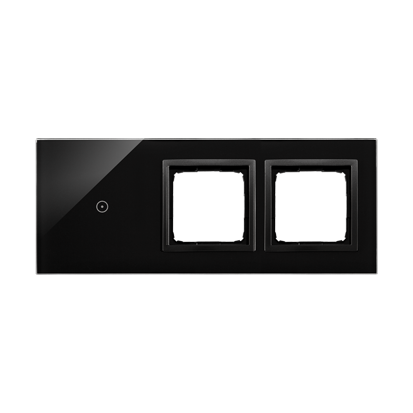 KONTAKT SIMON - PANEL DOTYKOWY S54 TOUCH, 3 MODUŁY, 1 POLE DOTYKOWE + 2 OTWORY NA OSPRZĘTY S54, WULKANICZNA LAWA - DSTR3100/75