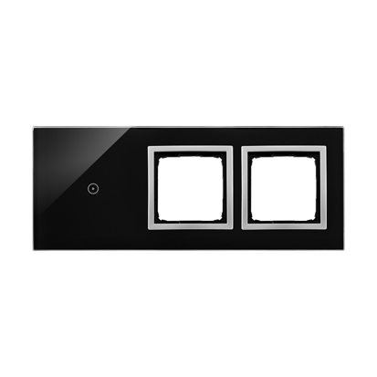 KONTAKT SIMON - PANEL DOTYKOWY S54 TOUCH, 3 MODUŁY, 1 POLE DOTYKOWE + 2 OTWORY NA OSPRZĘTY S54, KSIĘŻYCOWA LAWA - DSTR3100/74