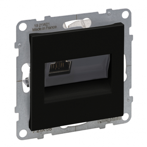 LEGRAND - GNIAZDO RJ45/KAT 6A STP CZARNY  SUNO - 721458