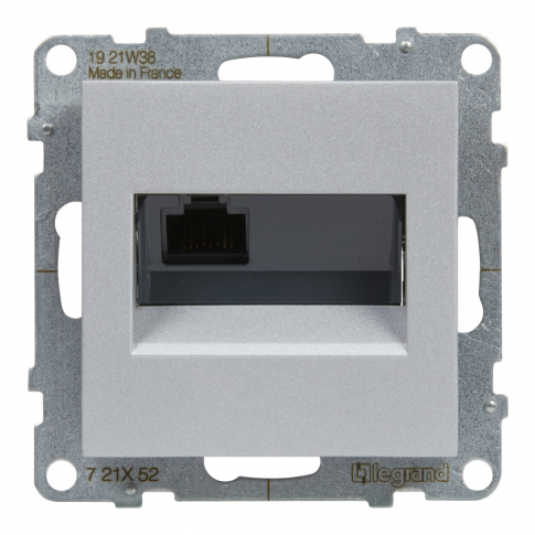 LEGRAND - GNIAZDO RJ45/KAT 6 UTP ALUMINIUM SUNO - 721352