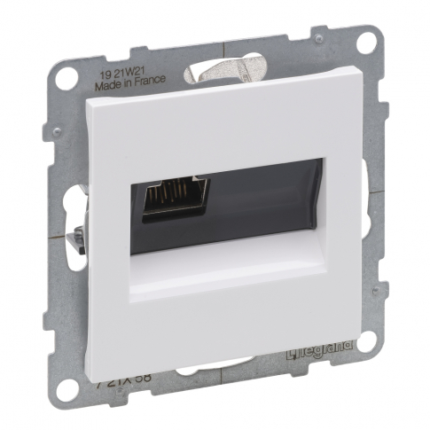 LEGRAND - GNIAZDO RJ45/KAT 6A STP BIAŁY SUNO - 721158