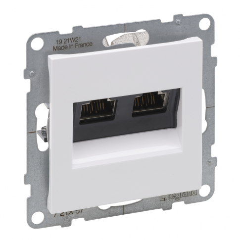 LEGRAND - GNIAZDO 2XRJ45/KAT 6 STP BIAŁY SUNO - 721157